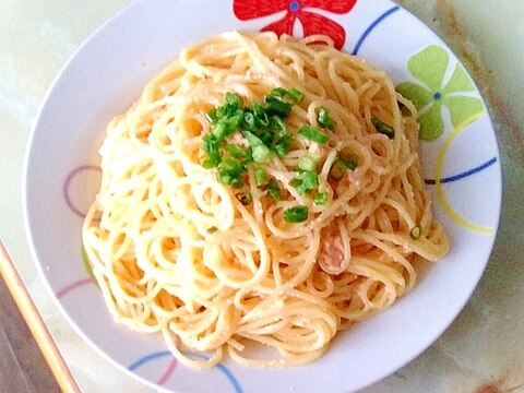 時短で作れる！たらこのマヨ醤油パスタ♪